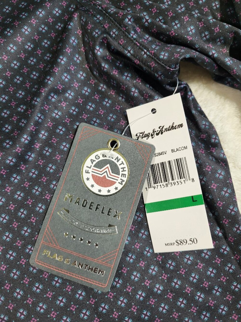 Flag and Anthem Men's Large Nadeflex Shirt - NWT - Picture 4 of 10